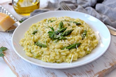 un risotto aux asperges