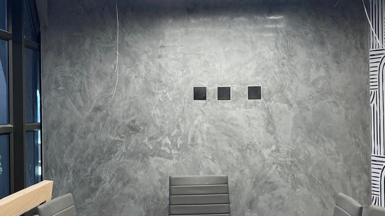 For Stucco or Cemcote installation wall finishes and feature walls installed by Tswanacrete Botswana
