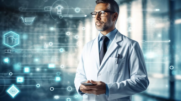 doctor with glasses
