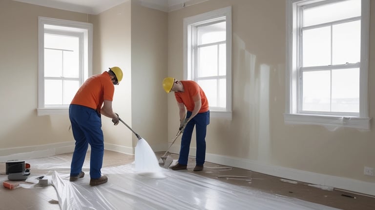 white and black abstract painting