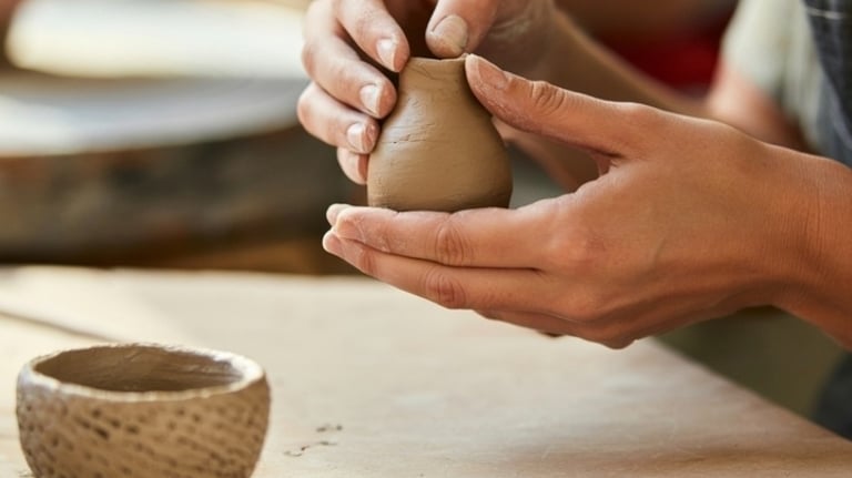 haand building pottery class
