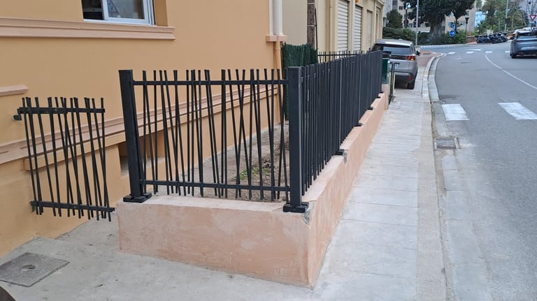 Rénovation d'une jardinière