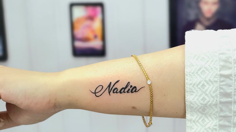 name tattoo in lahore
