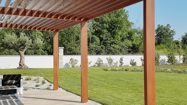 pergola en bois
