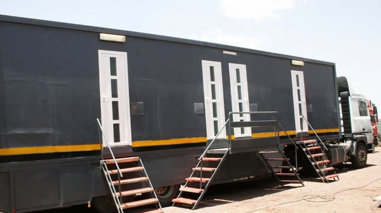 location évènementielle camions maquillage, vestiaires, sanitaires