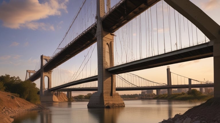 Engineers collaborating on a construction project.