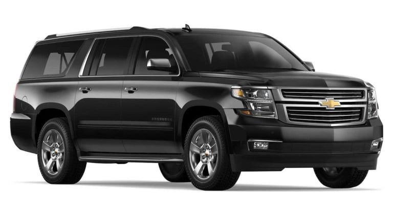 Luxury SUV ideal for airport transfer