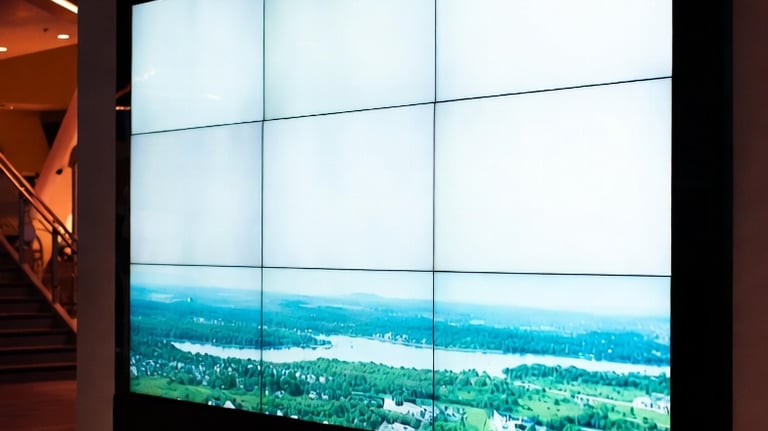 turned off video wall display - Video Wall Installation Services - Metroplex Smart Homes