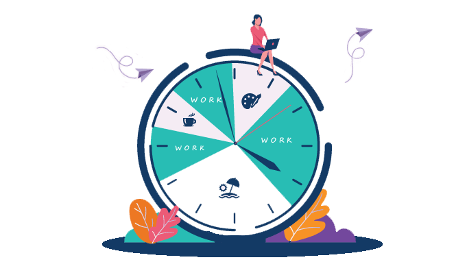 German Language Class Chennai Time Management Cartoon