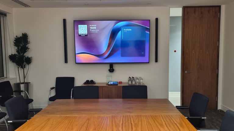 Professional commercial AV solutions, video conferencing and digital signage installation for office