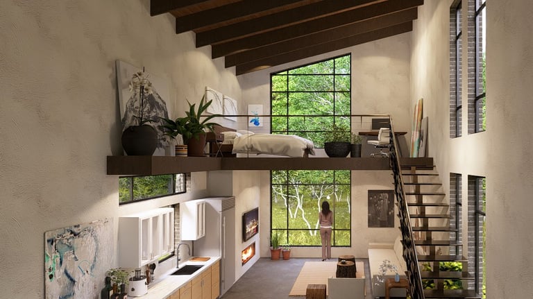 Custom home architectural visualization