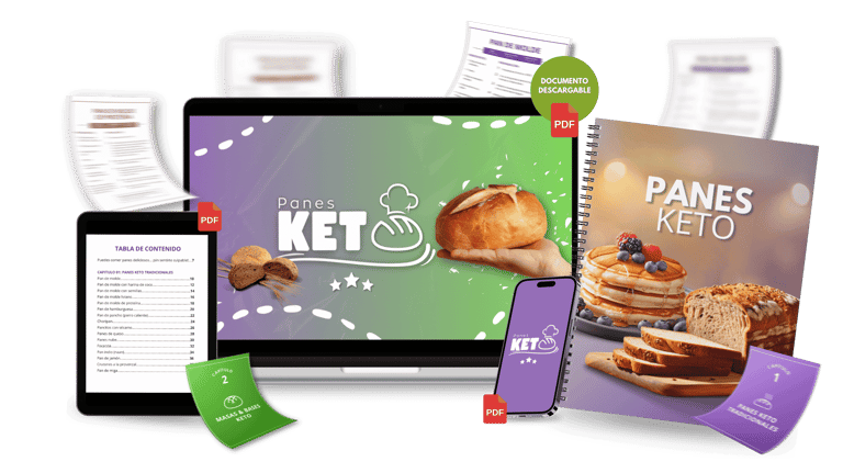 a variety of food items displayed on a computer screen