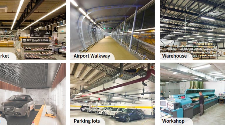 led triproof light aging test for parking lots