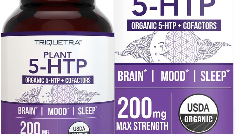 5HTP Supplement plant based organic