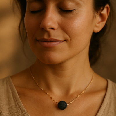 necklace to reduce anxiety & stress on the go