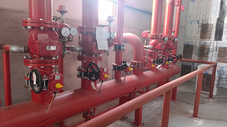 çerkezköy yangın tesisatı