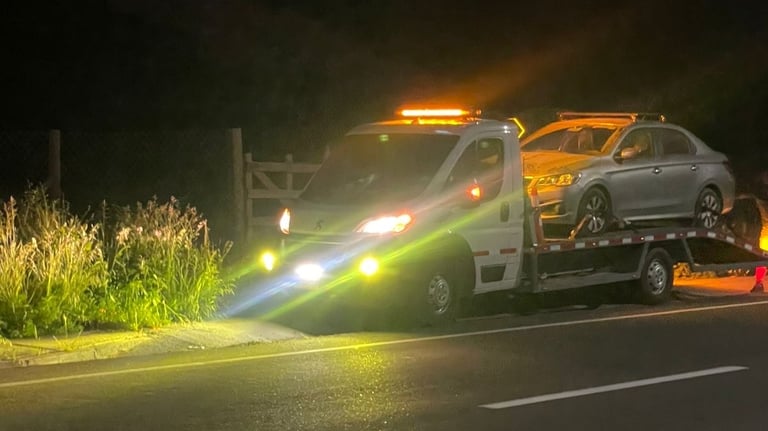 Servicio de grúa 24 horas nocturno en Villa Alemana con traslado seguro de vehículos.