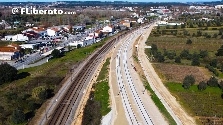 concordãncia da mealhada linha da beira alta ip infraestruturas de Portugal comsa fergrupo