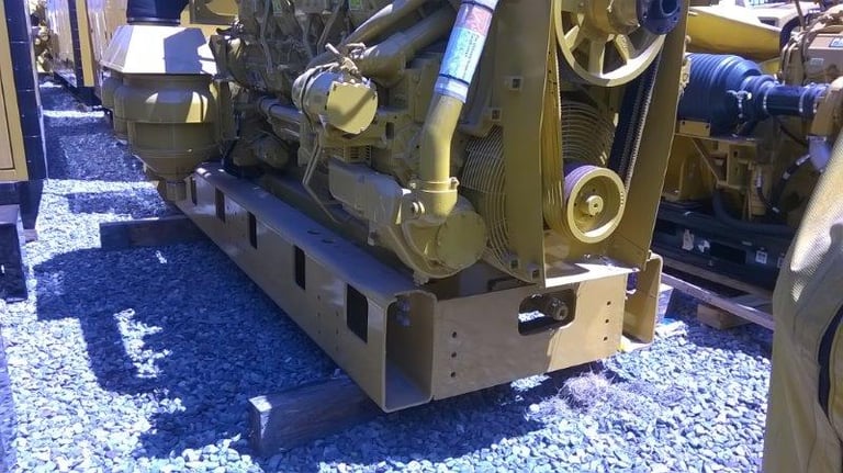 Caterpillar 3512B, 1200kW, 600v. 50 Hz