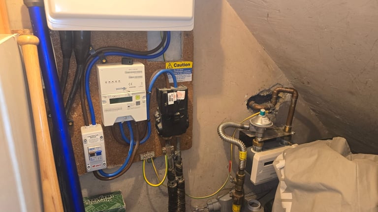 New consumer unit, electrical isolator and bonding work installed in Maidstone, Kent