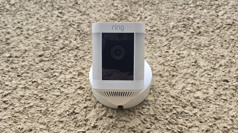 Ring Spotlight Camera installed on an external wall in Bexley