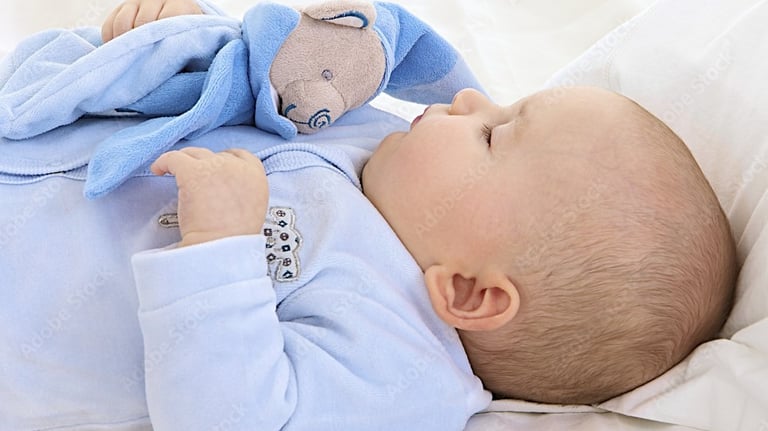 bébé qui dort car ses parents sont accompagnés par une puéricultrice spécialisée dans le sommeil