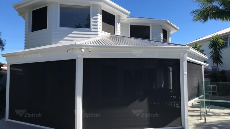 ZipTrak Outdoor Blinds - CCS Blinds & Shutters