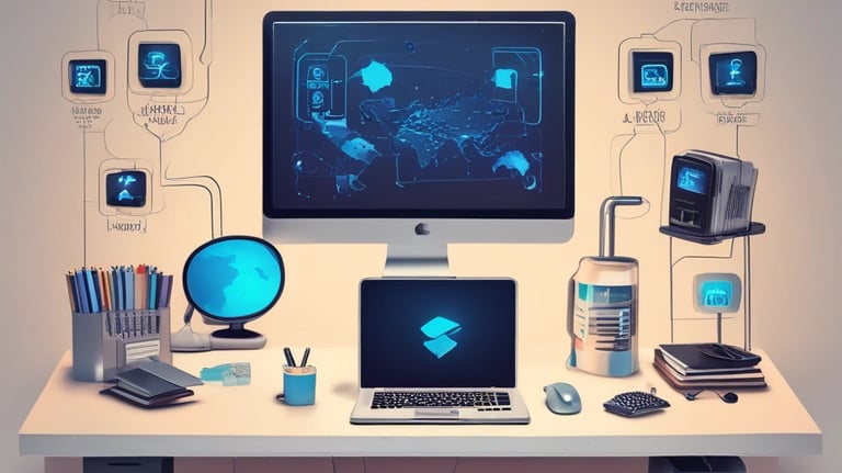 Suporte presencial e remoto para pequenas empresas