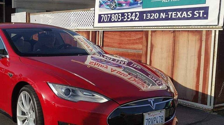 Red Tesla