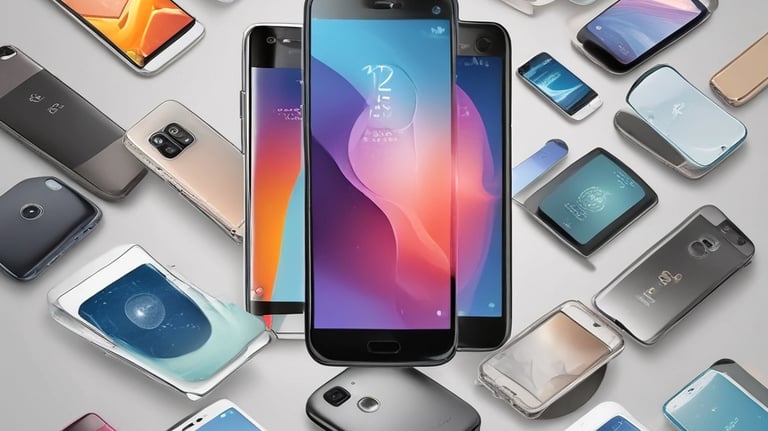 Four old-style television sets are stacked in two rows and each screen displays a different streaming service logo: Disney+, Apple TV+, Netflix, and Prime Video.