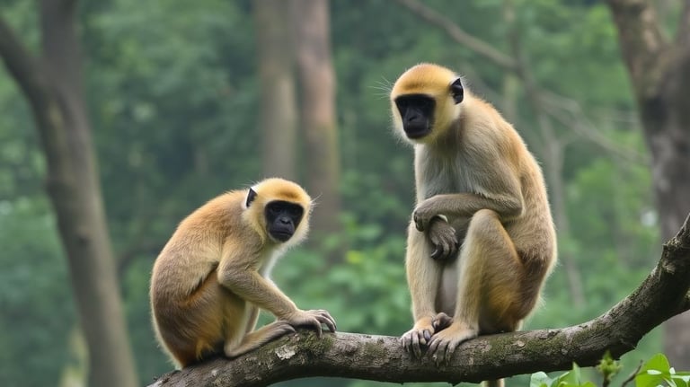 monkey in tree