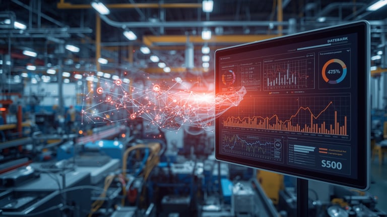 maquina comunicadas en planta de produccion