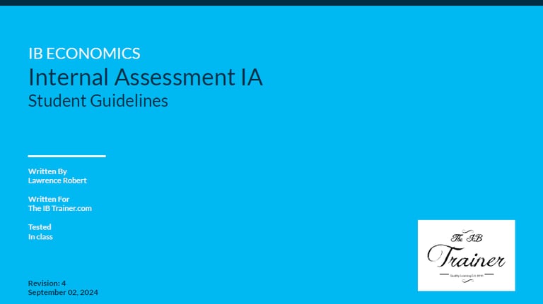 IA IB Economics