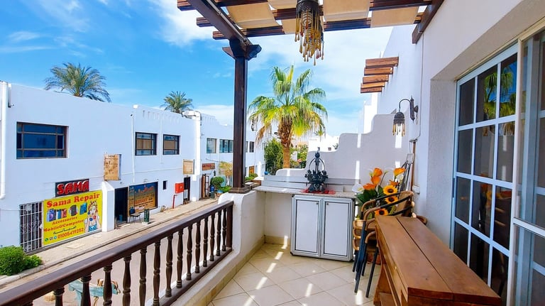 1 bedroom delta first floor with balcony close to the entrance  