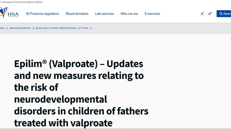 Screen shot of linked web page