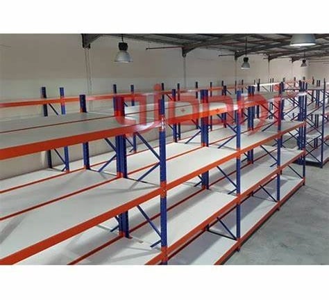 A classic mild‑steel storage rack awaits powder coating