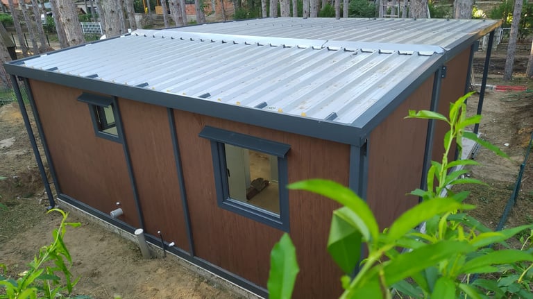 Kontejneri za stanovanje drvo dekor vikendica