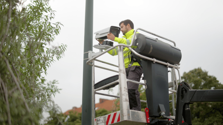 Secure video cameras installed outdoor in Clarington