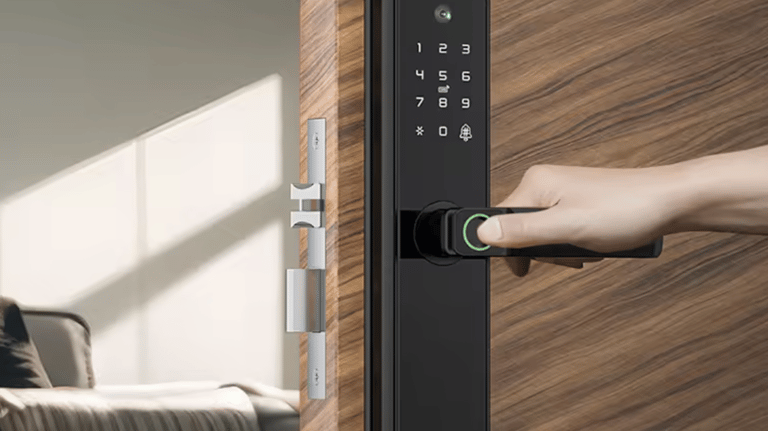 serrure intelligente Wifi Tuya, reconnaissance d'empreintes digitales App contrôle numérique