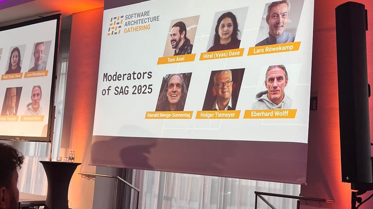 Moderator @ iSAQB Software Architecture Gathering-International Conference, Berlin, Germany