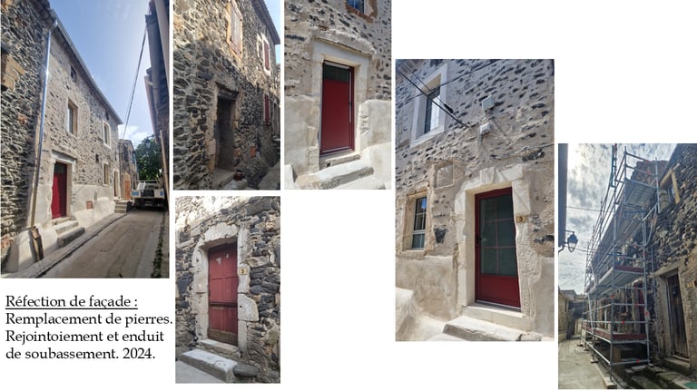 Réfection de façade - ARNOULD MTDP - Pézenas - Hérault