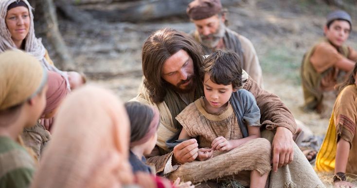 Jesus as crianças e o juvenis