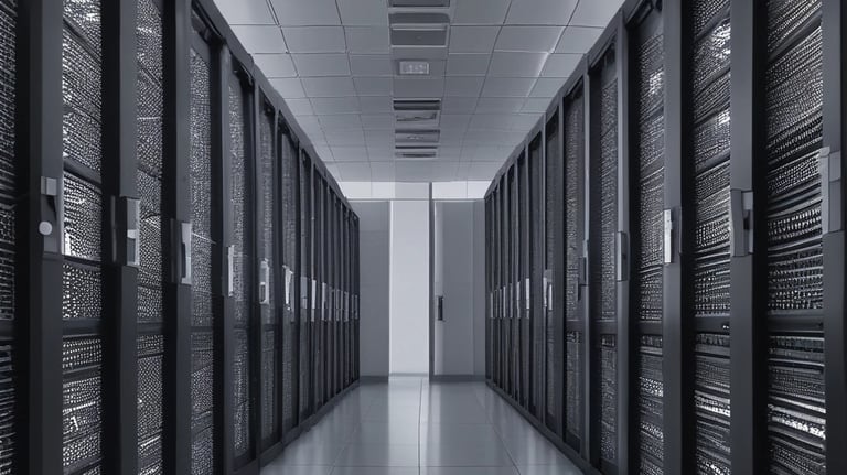 A focused professional reviewing SOC audit documents in a modern office