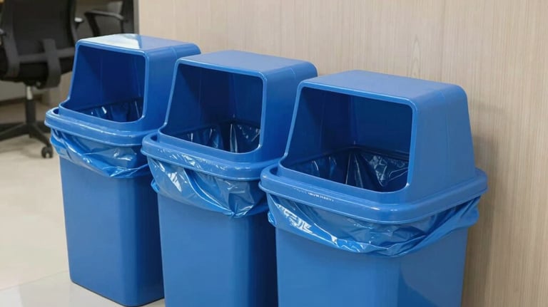 Professional vacuum cleaner and hotel housekeeping cart with towels in a luxury hallway.