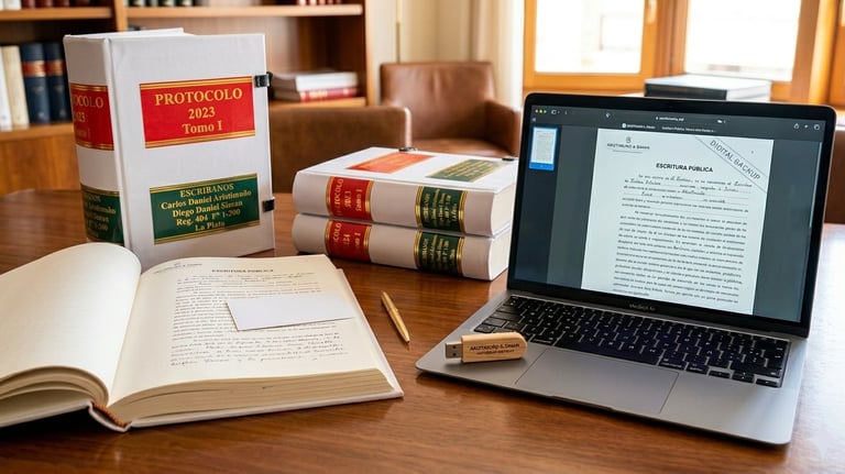 Libros de protocolos y  digitalización
