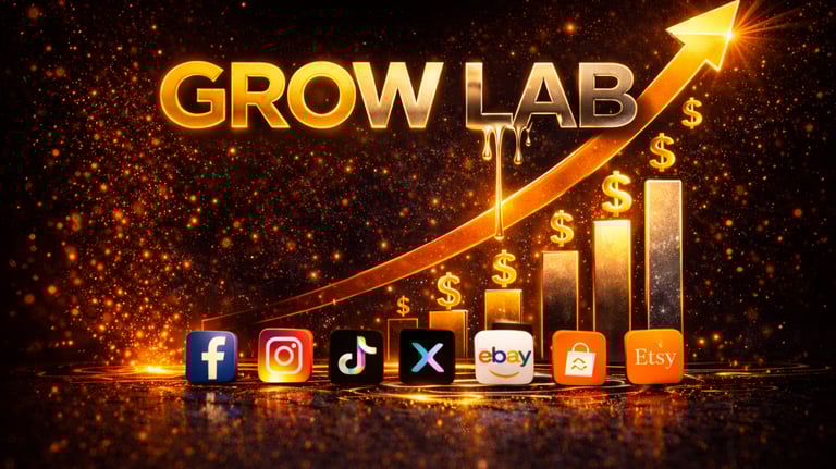 Growth Lab visual showing connected sales platforms used to expand hospitality brand reach