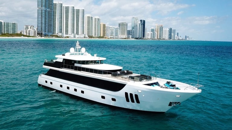 112 Privilege Miami Yacht Rental Luxury Exclusive 