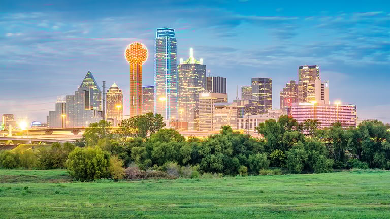 Dallas City at Night