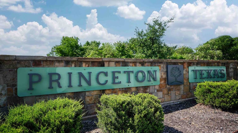 Princeton Texas Signage
