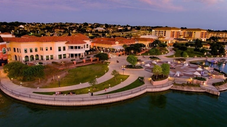 Rockwall Harbor Aerial View